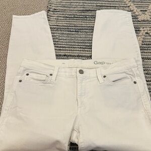 GAP Women's Cropped White Jeans, sz 28S